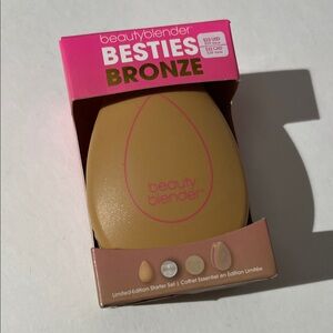 BeautyBlender Besties Bronze Cleanser Silicone Scrub Mat & Limited Edition Pouch
